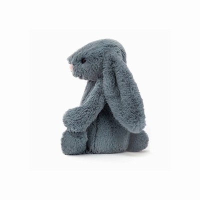 Jellycat Bashful Dusky Blue Bunnies Australia | 795081VTF